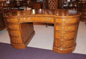 Ореховый Regency Почки Стол Письменный стол Мебель