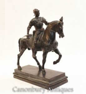 Бронзовая статуя коня римского гладиатора - Классический Рим Античность