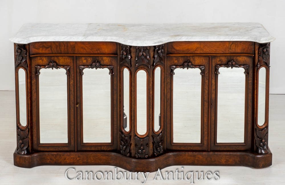 Комод в викторианском стиле - Антикварный сервировочный стол 1860 г.
