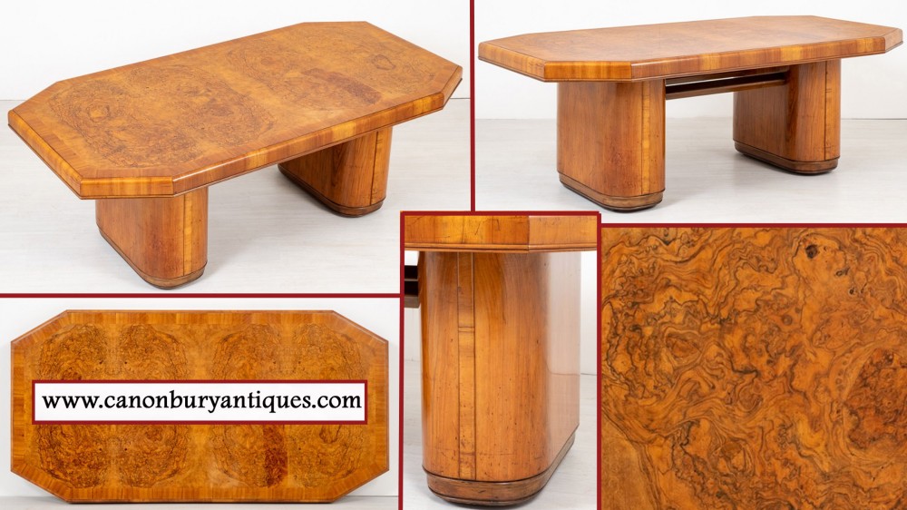Обеденный стол в стиле ар-деко, мебель 1930-х годов