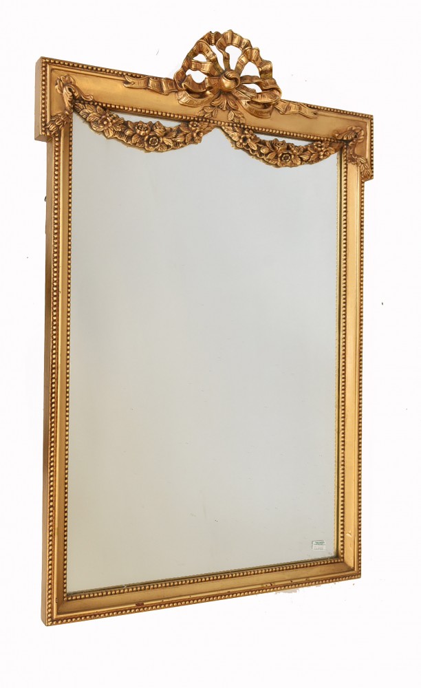 Французское зеркало в стиле модерн Зеркала с позолоченной мантией